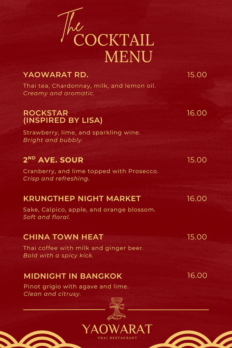 Yaowarat Menu - Image 5